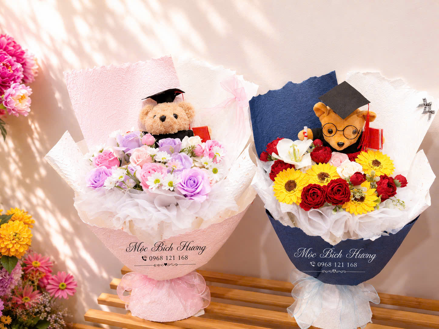 Set quà hoa lụa tinh tế